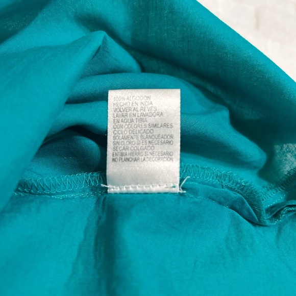 ANTONIO MELANI Teal Embellished Blouse - Picture 7 of 9